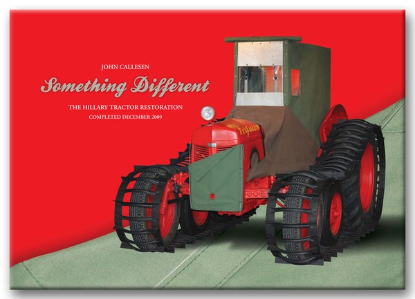 The Book Cover - 'Something Different &#8211; The Hillary Tractor Restoration'